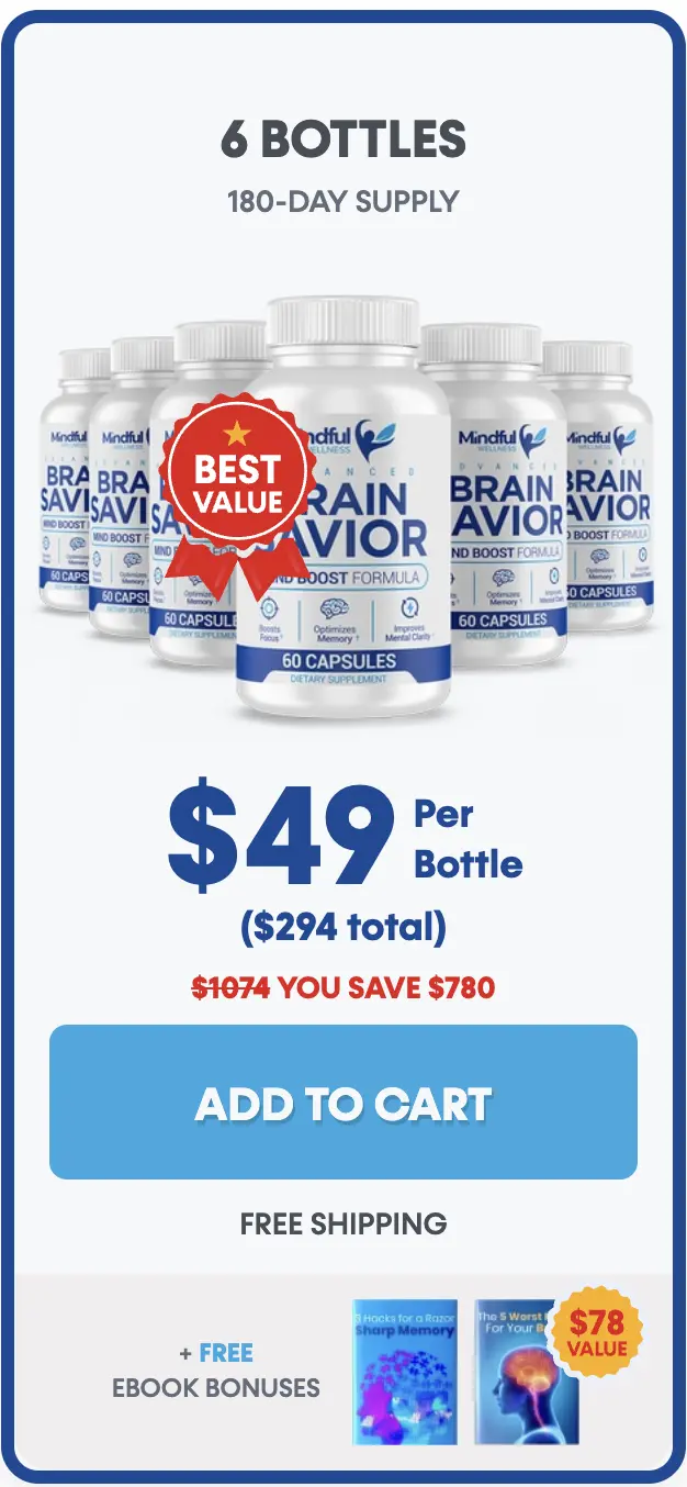 Brain Savior 6 bottles